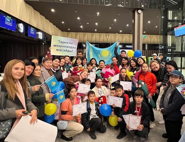 Түркістандық оқушылар Түркиядан жеңіспен оралды