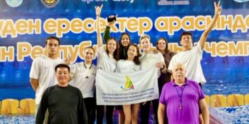 Түркістан спортшылары жүзуден 19 медаль жеңіп алды