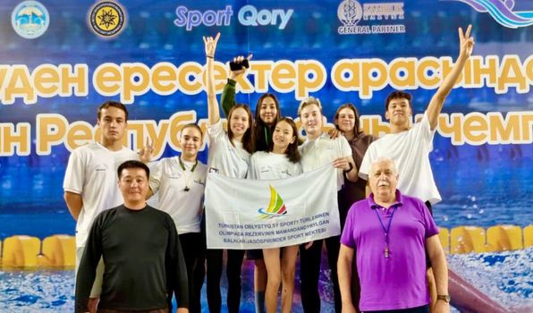 Түркістан спортшылары жүзуден 19 медаль жеңіп алды